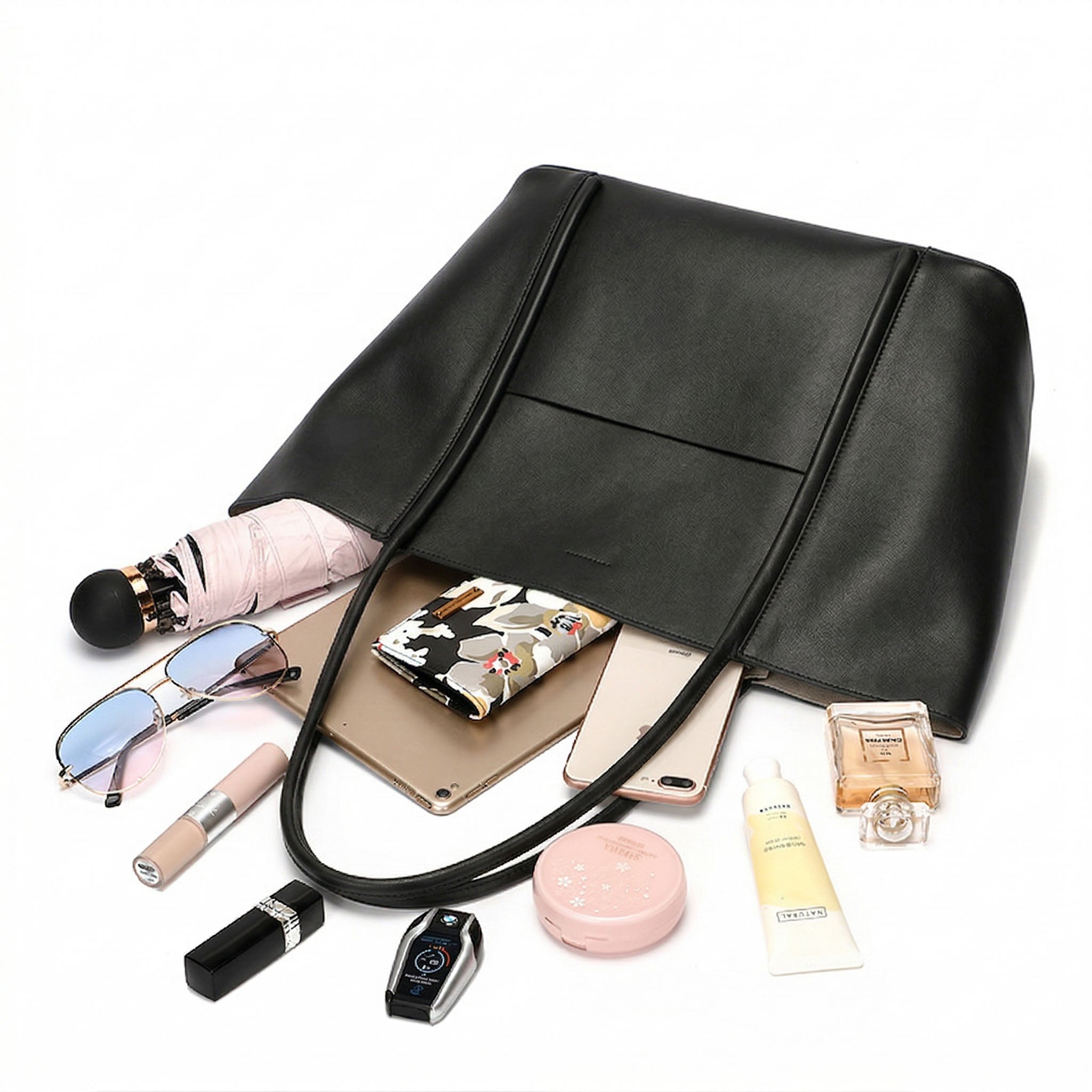 Valmio Tonora Leder Damen Tasche - Beige