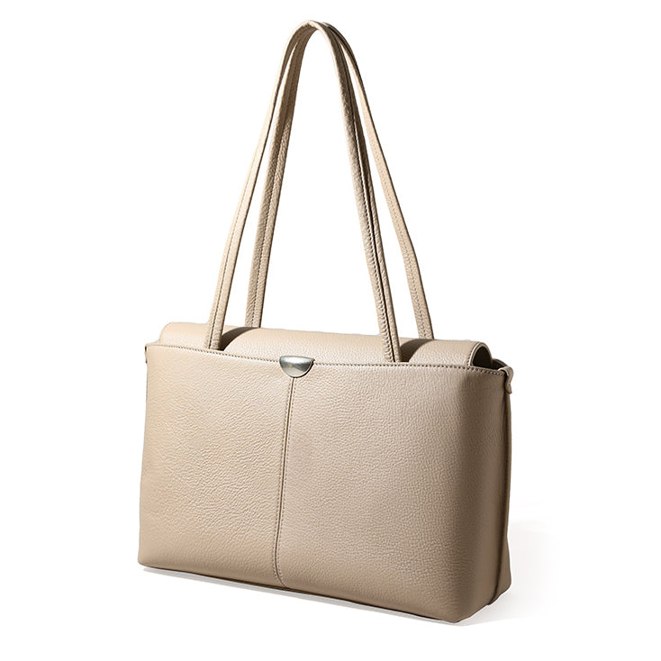 Valmio Denora leather women's handbag - mocha