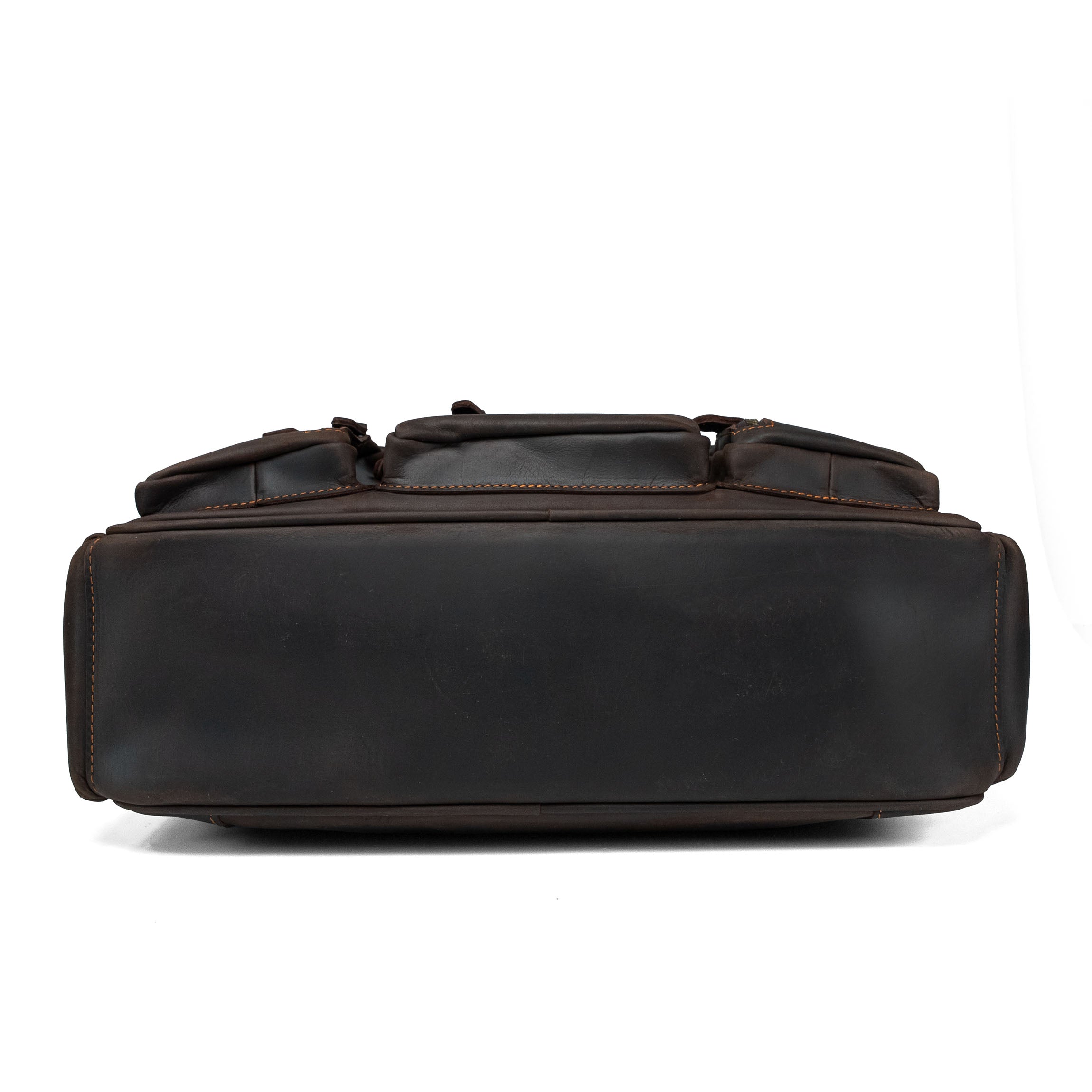 Leather Briefcase Valmio Kensington – Dark Brown