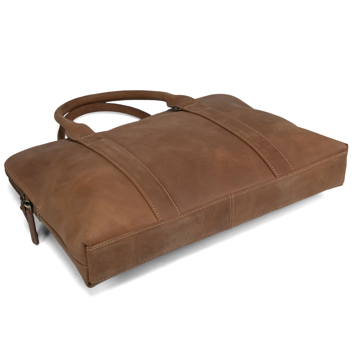 Valmio Wildleder-Laptoptasche Braun