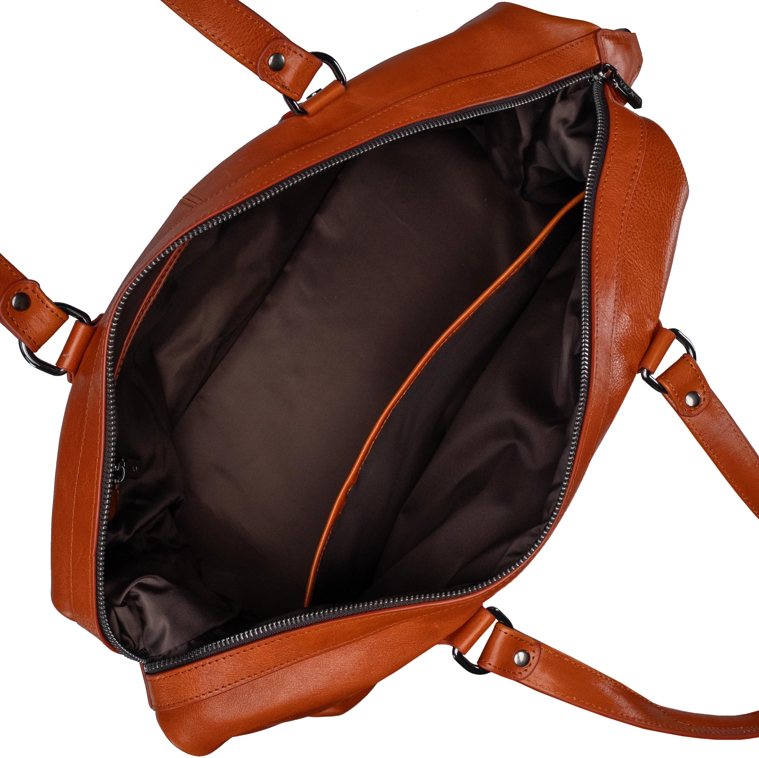 Braune Leder-Reisetasche Valmio Kane