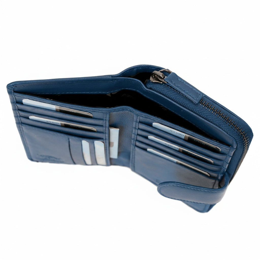 Damen Geldbörse Pierre Cardin 2202 BLU