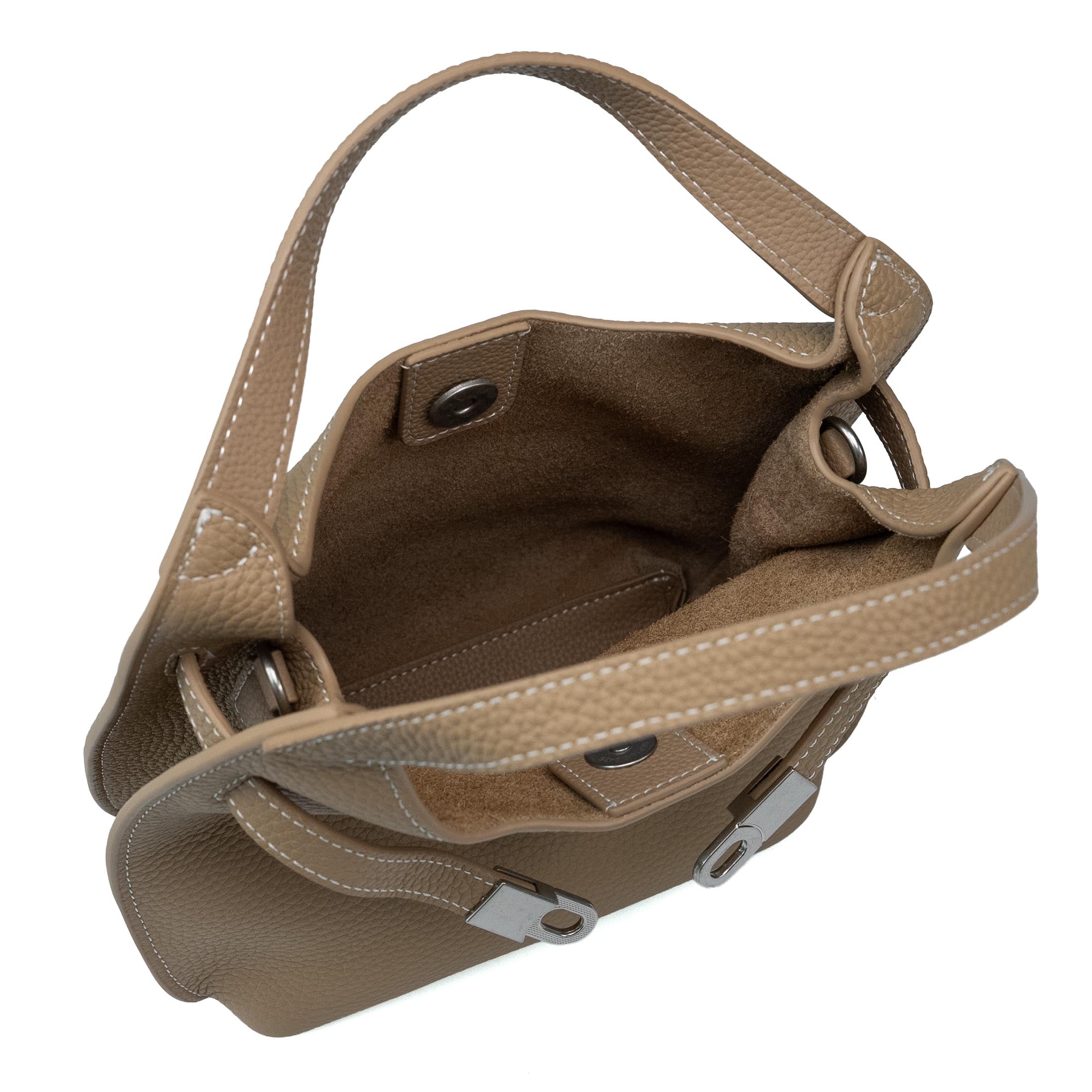 Valmio Pinora Leder Damenhandtasche - Braun
