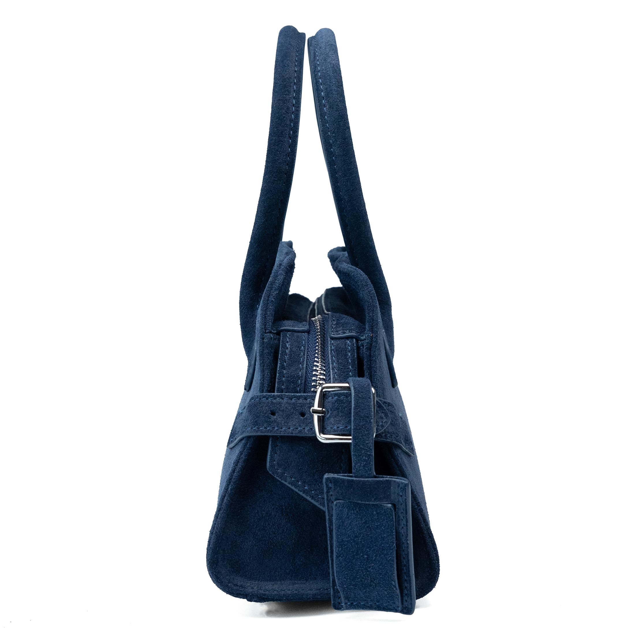 Valmio Menora leather women's handbag - blue