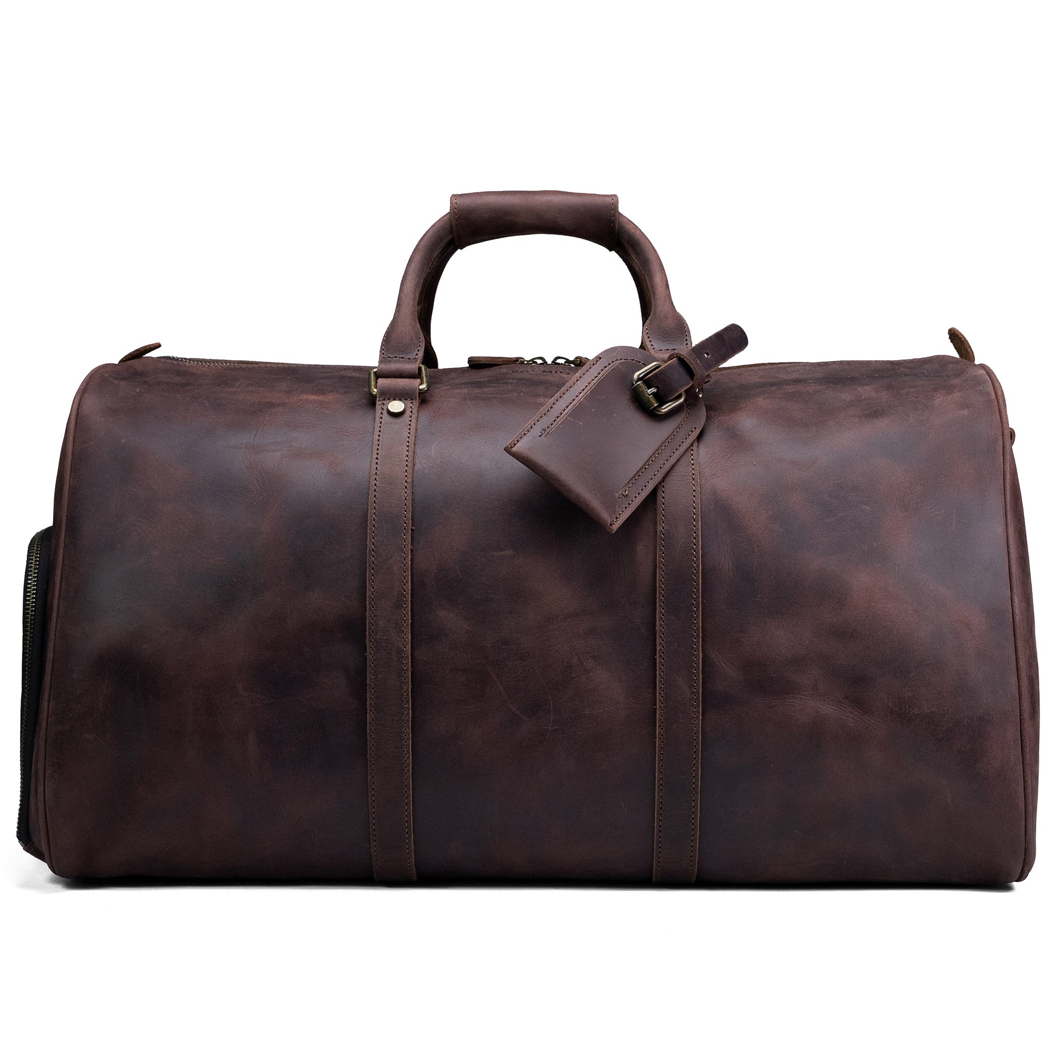 Valmio Torvo leather travel bag