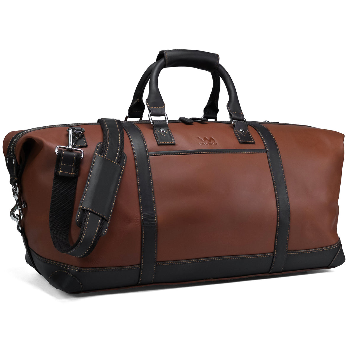 Valmio Kamet Leder-Reisetasche