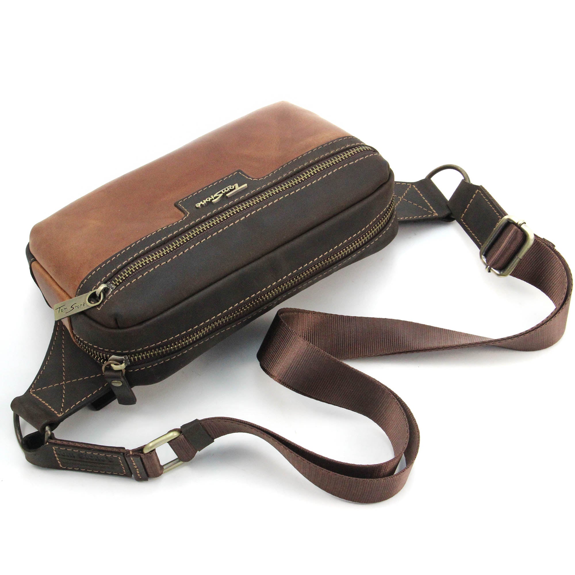 Tome Stone leather kidney bag R1251