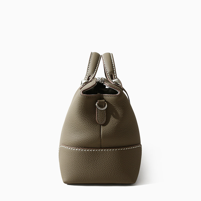 Valmio Kenora Leder Damenhandtasche - Braun
