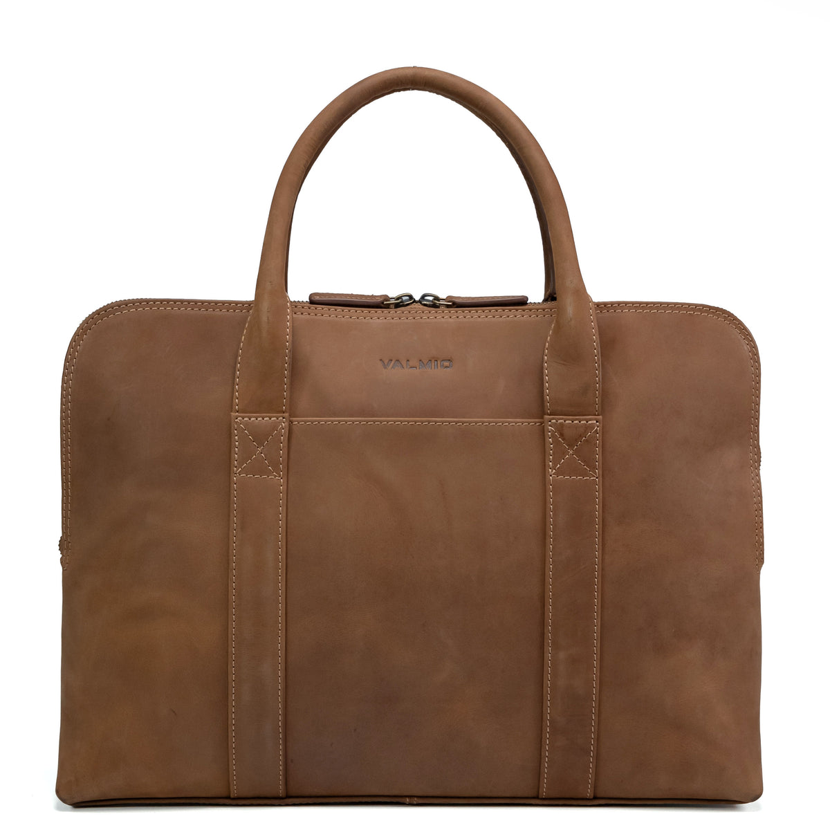 Valmio Wildleder-Laptoptasche Braun