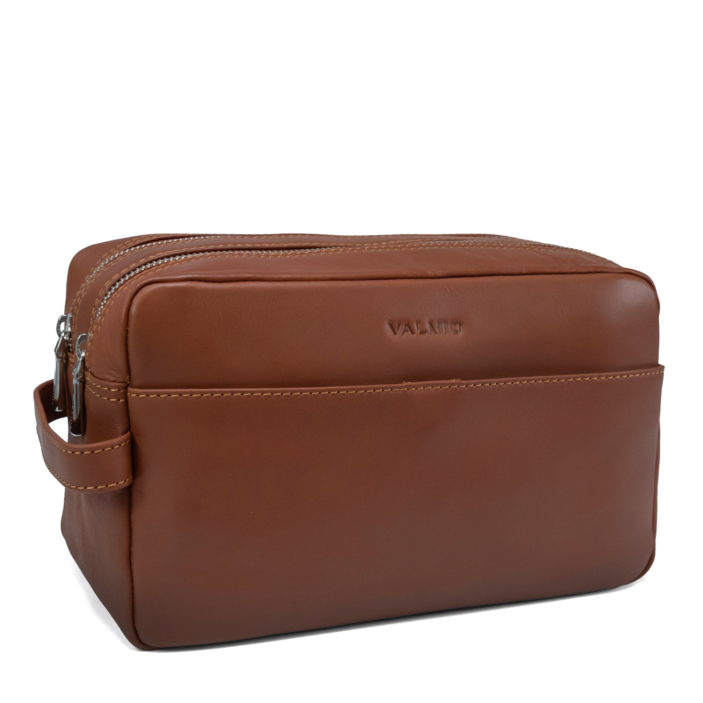 Valmio Trip CRAZY HORSE Leather Toiletry Bag