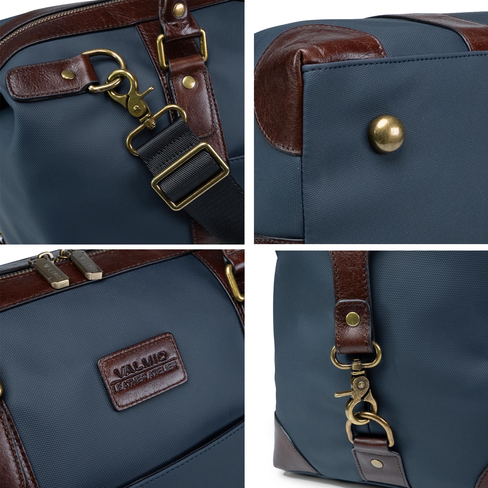 Valmio Brenson Herren-Reisetasche - blau