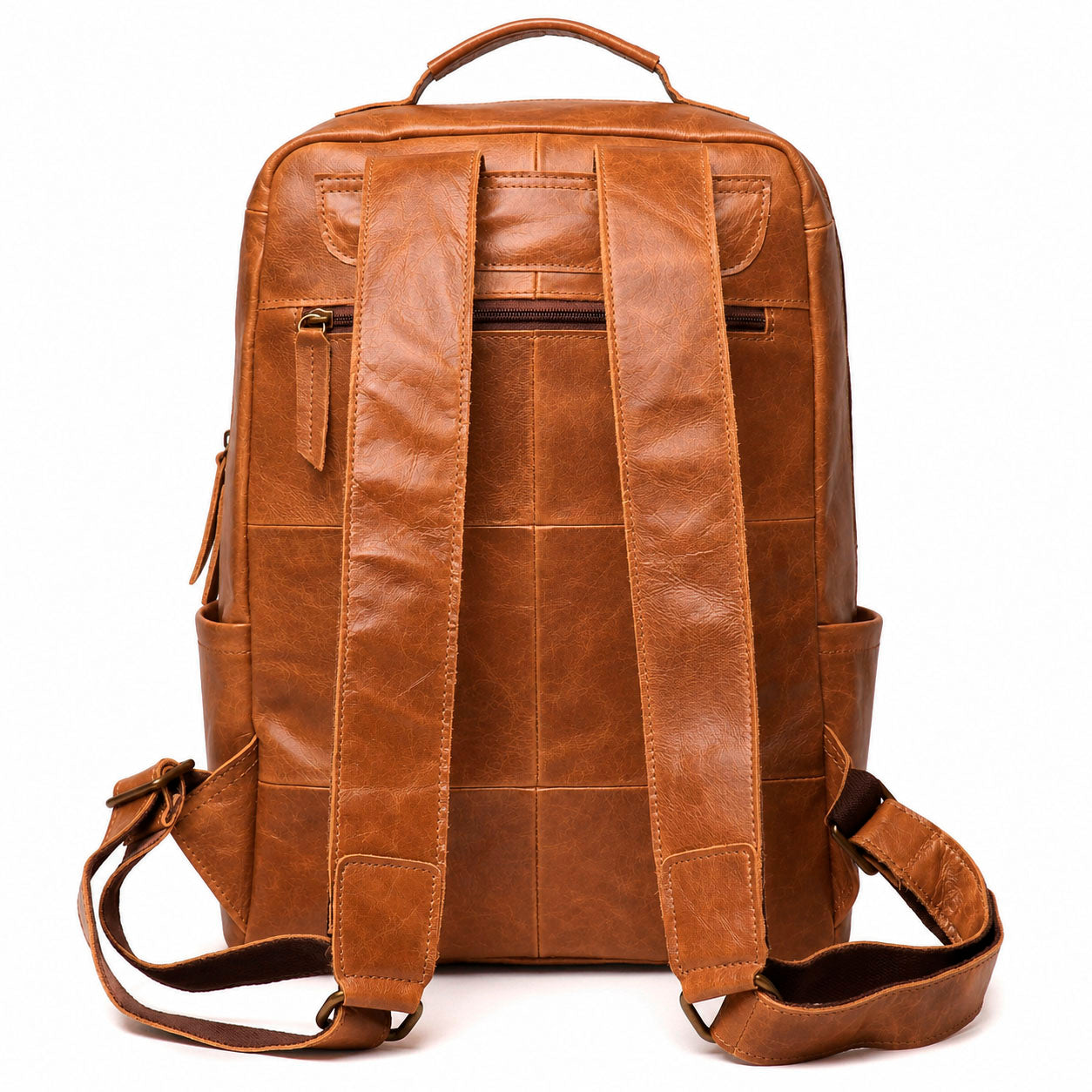 Leder-Rucksack Valmio Ardent – Braun