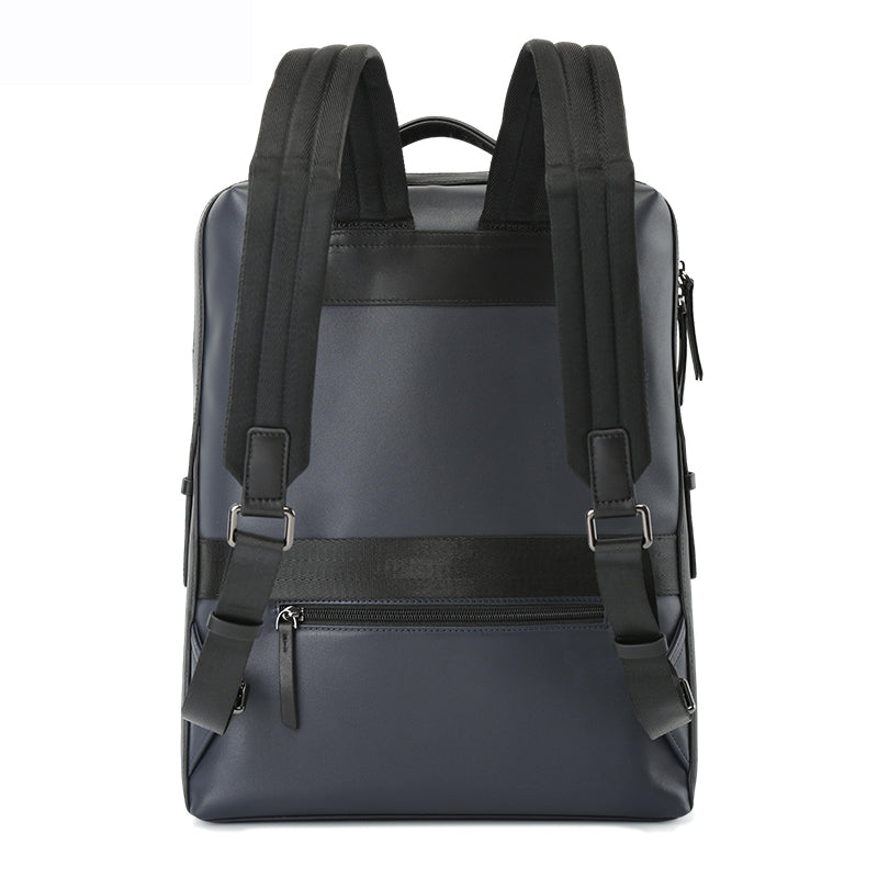 Leder-Rucksack Valmio Sterling – Schwarz