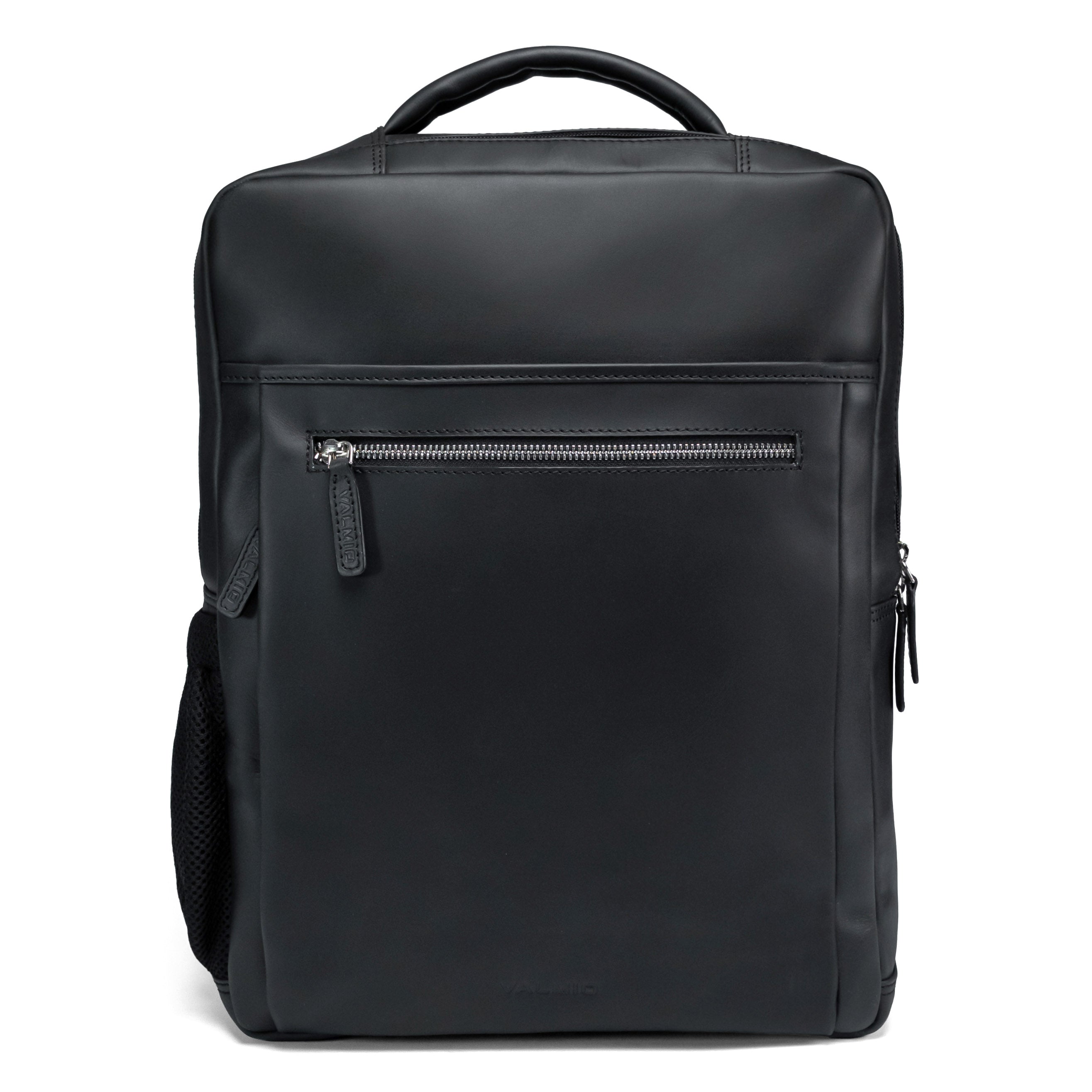 Valmio Hygge Leather Backpack Black