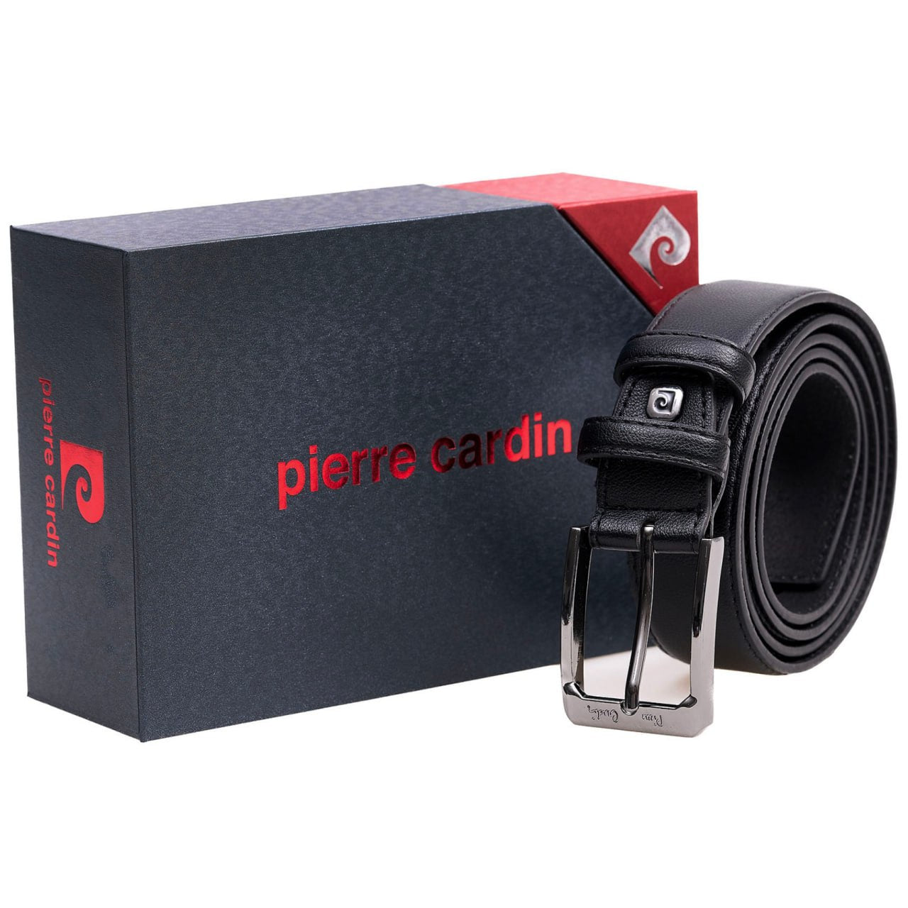 Men's leather belt Pierre Cardin 2506 NERO