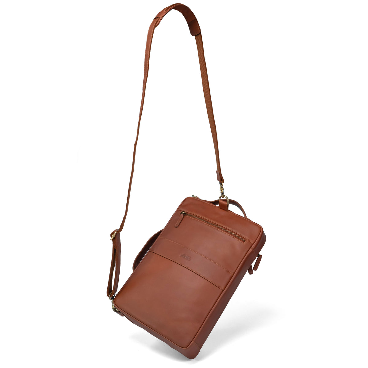 Valmio Prime Men's Leather Bag Cognac