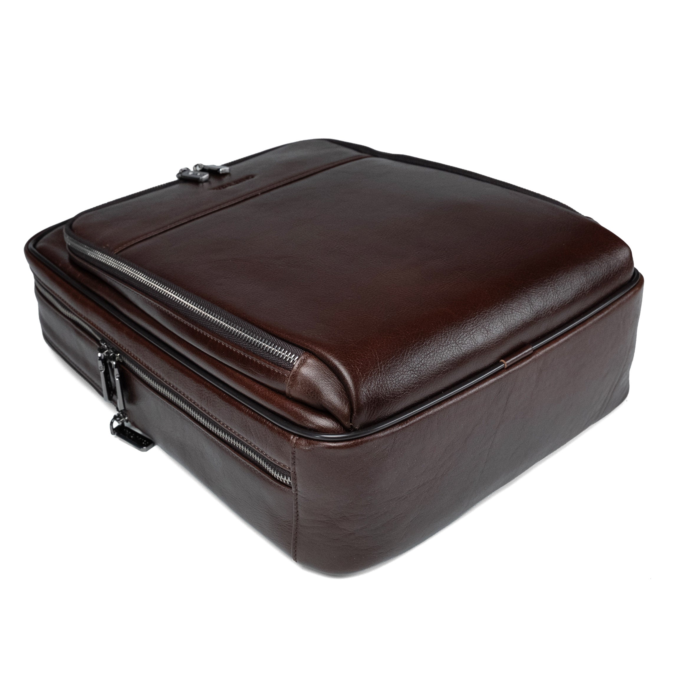 Valmio Ravenor men's leather backpack - brown