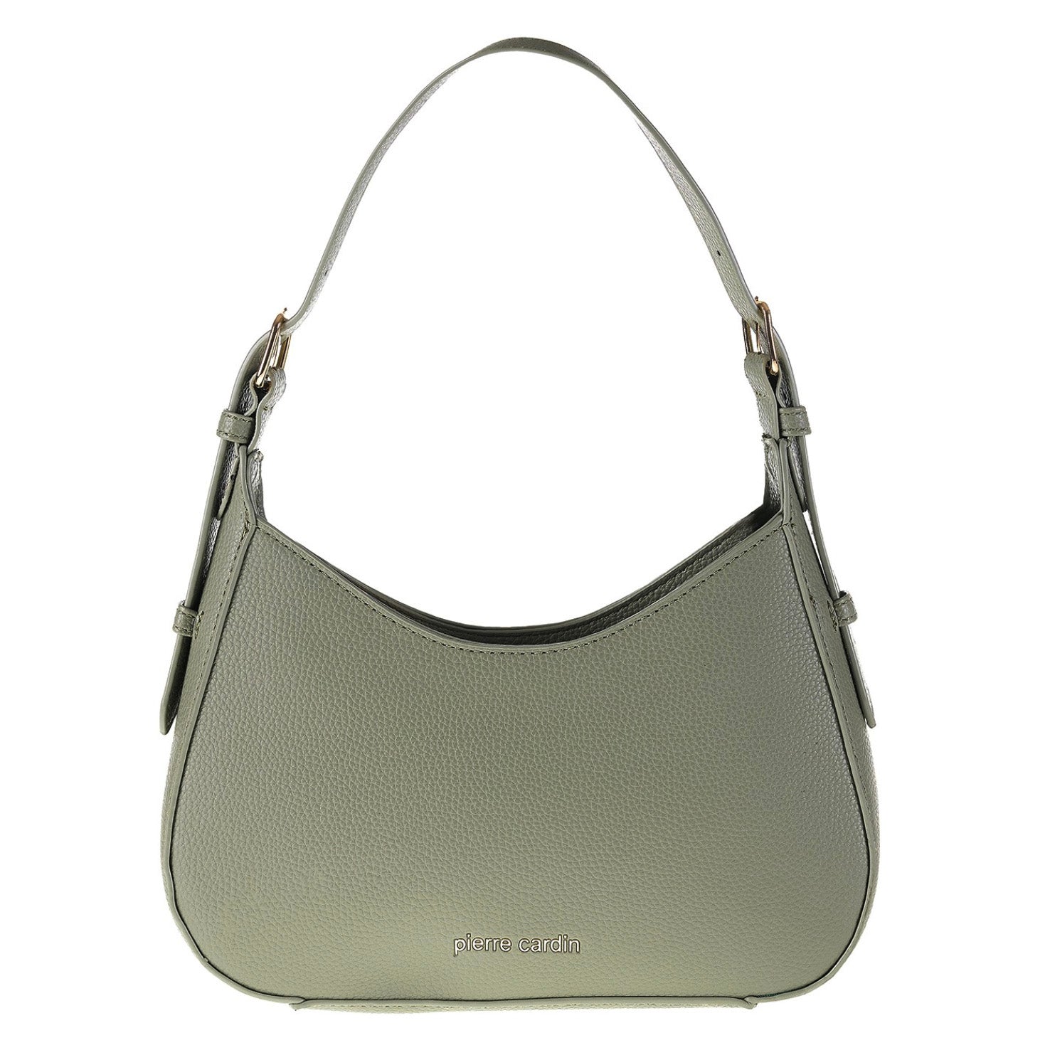 Organic leather handbag PIERRE CARDIN 7401 VERDE