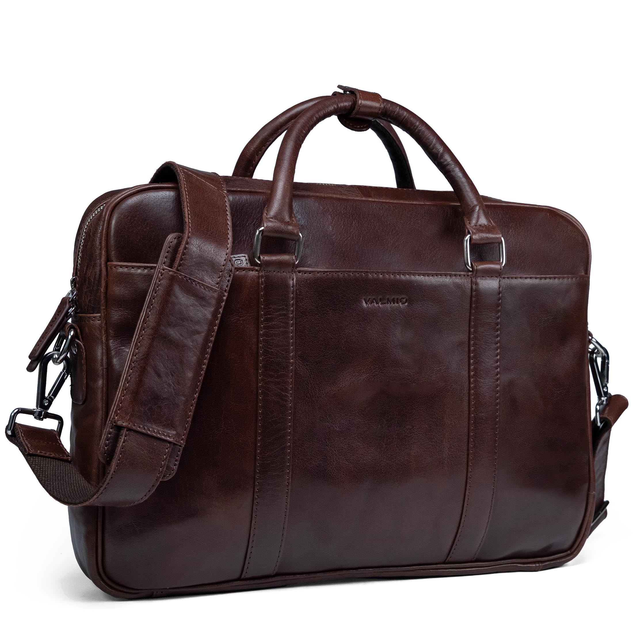 Brown Men's Briefcase Valmio Avanti