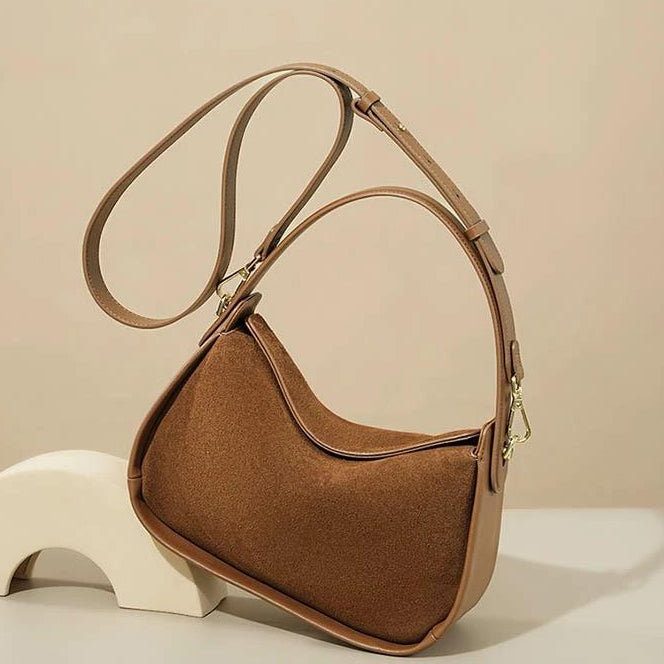 Valmio Nerissa Leder Damenhandtasche - Braun