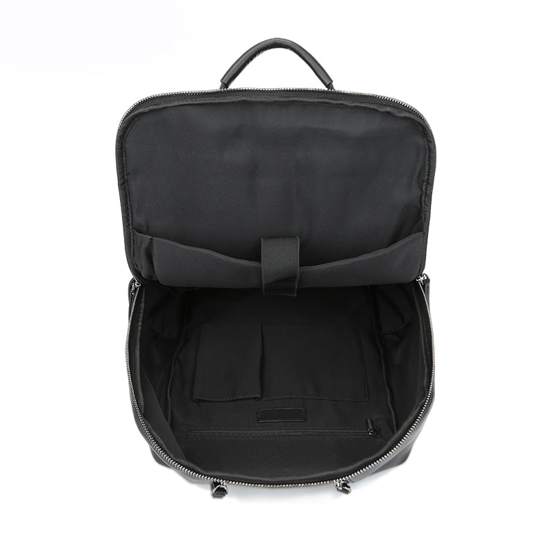 Leather Backpack Valmio Astor – Black