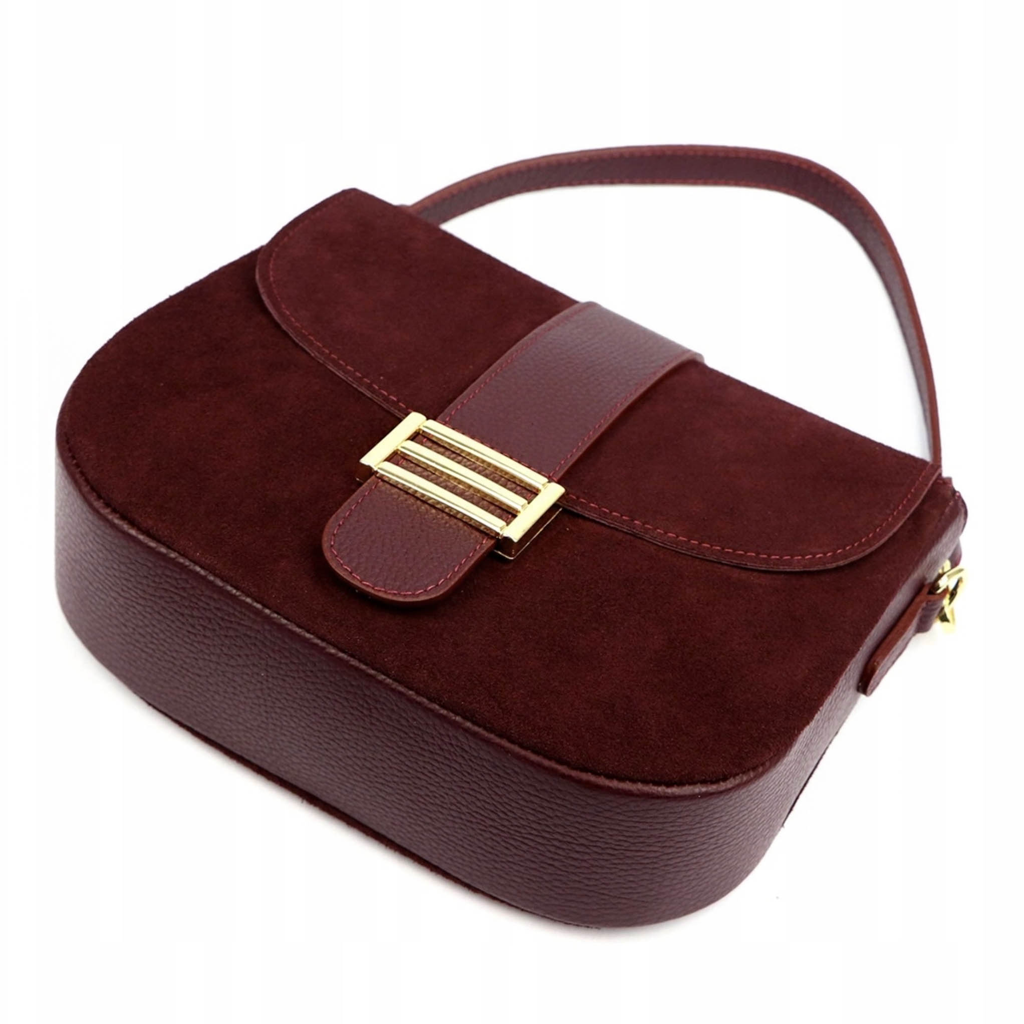 Luka 26-001 Burgundy Leather Handbag