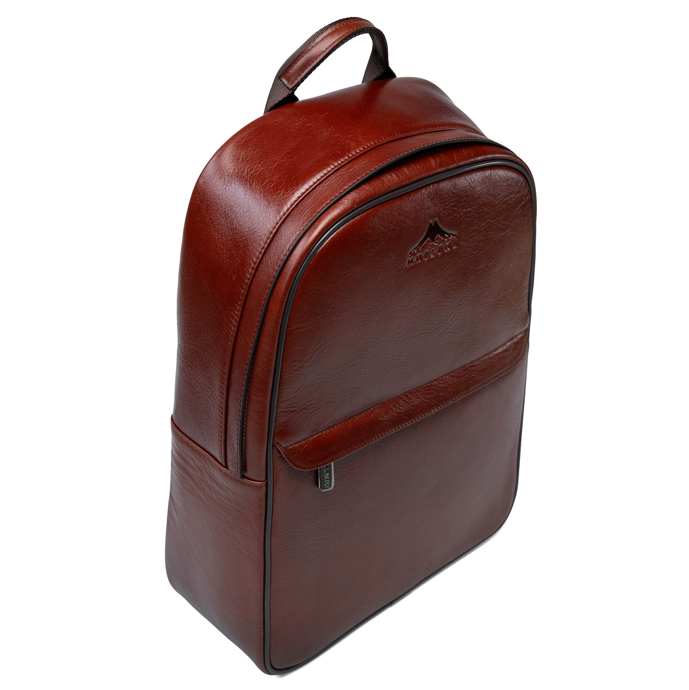 Valmio Borton leather backpack - light brown