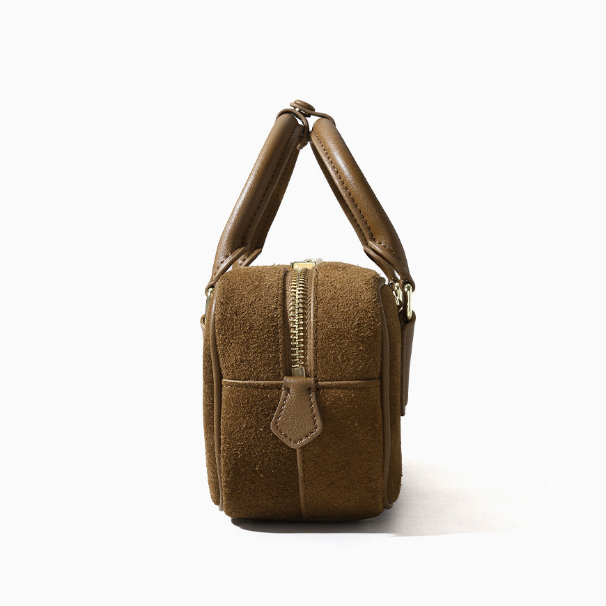 Valmio Perina Leder Damenhandtasche - Dunkelbraun