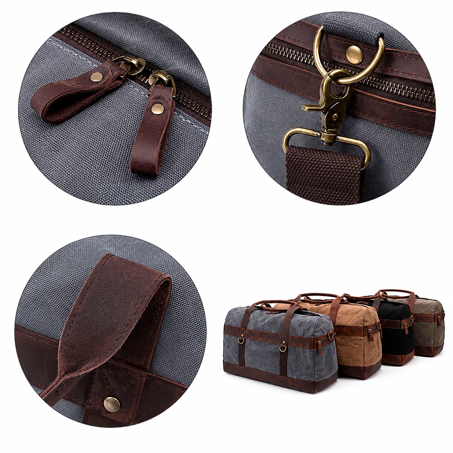 Valmio Chester Grey Weekend Travel Bag