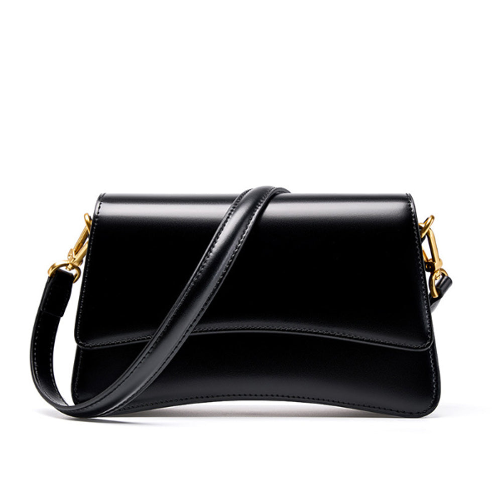 Valmio Venora Leder Damenhandtasche - Schwarz
