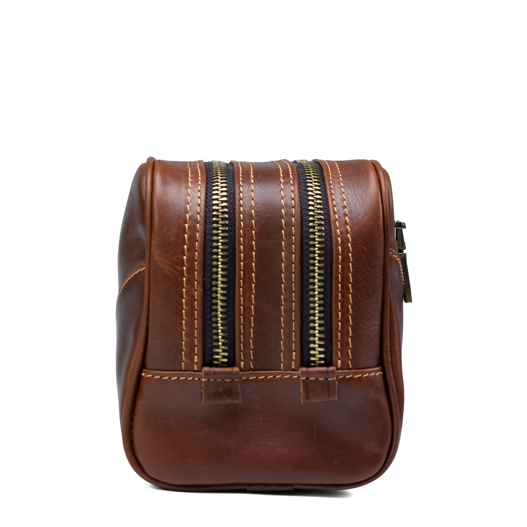Valmio Hornes Leather Toiletry Bag