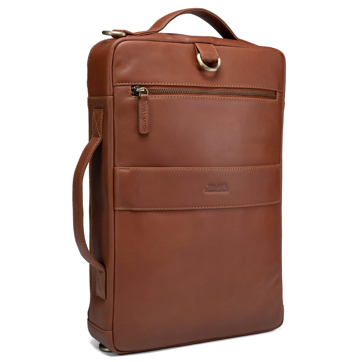 Valmio Prime Men's Leather Bag Cognac