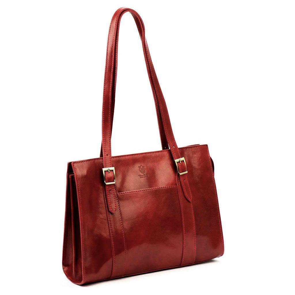 Florence 54 Red Leather Handbag