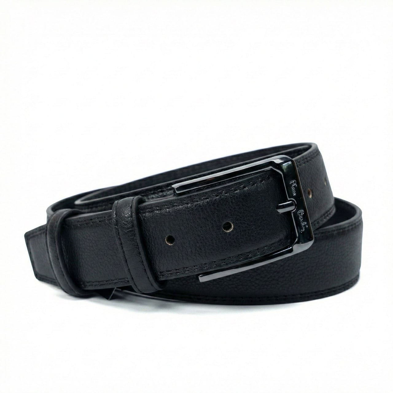 Men's leather belt Pierre Cardin 2509 NERO