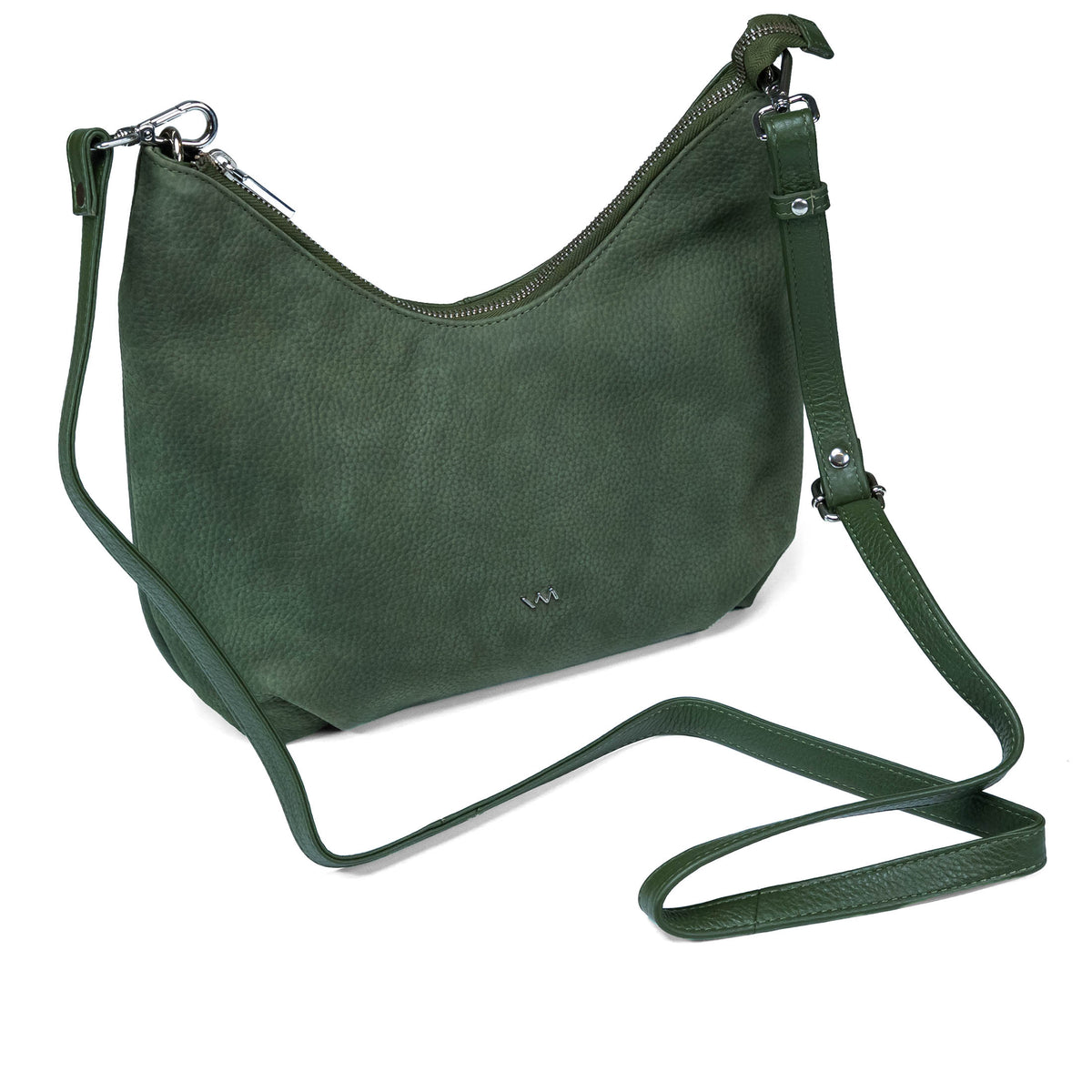 Women's Leather Shoulder Bag Valmio Elina – Light Green