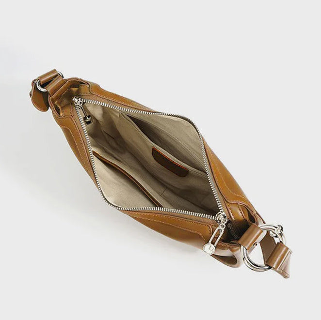Valmio Lorina Leder Damen Tasche - Dunkelbraun