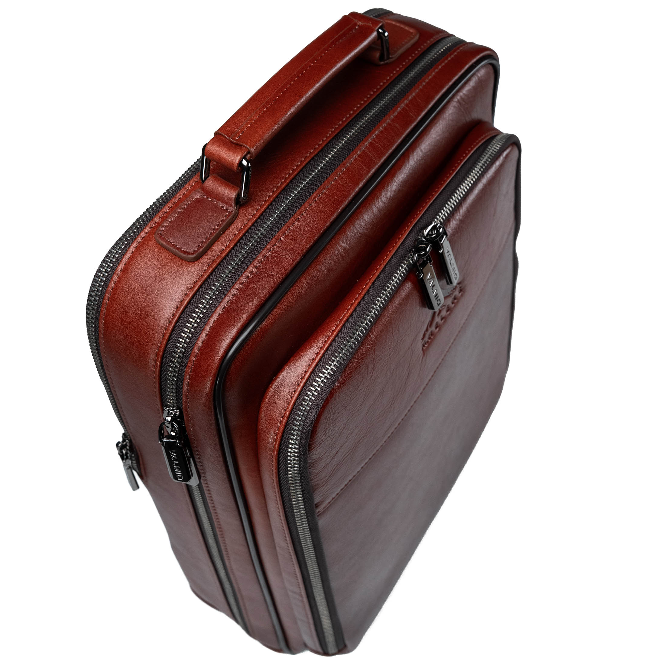 Valmio Ravenor men's leather backpack - light brown