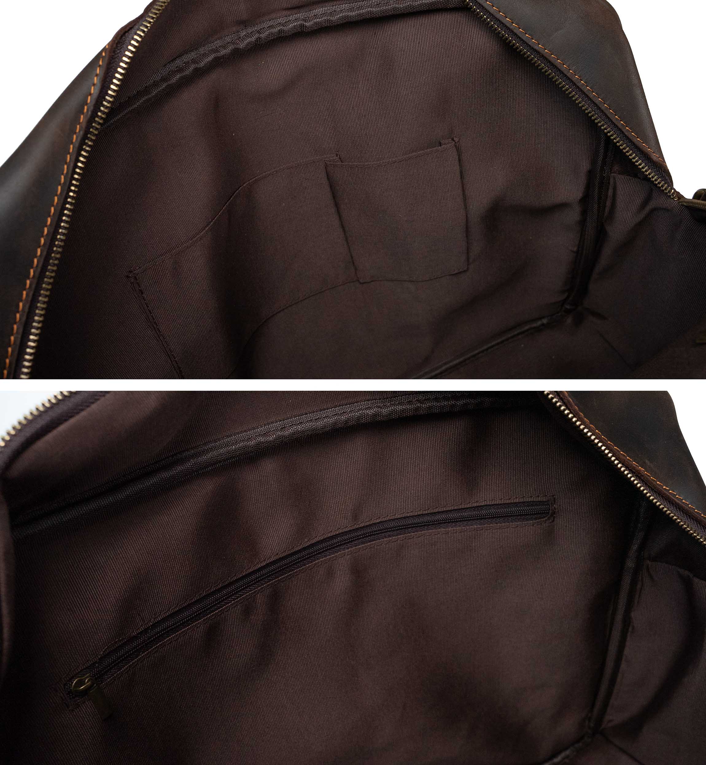 Leather Briefcase Valmio Kensington – Dark Brown