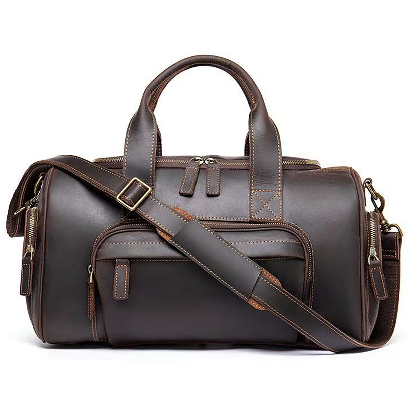 Valmio Como Weekend Travel Bag – Dark Brown