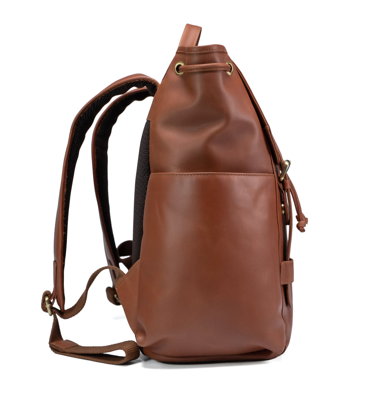 Valmio Noble Lederrucksack Dunkelcognac