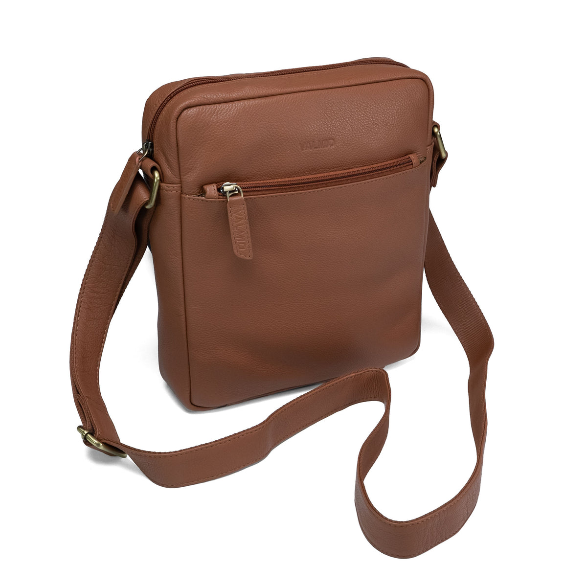 Valmio Konrod Leather Shoulder Bag - Brown