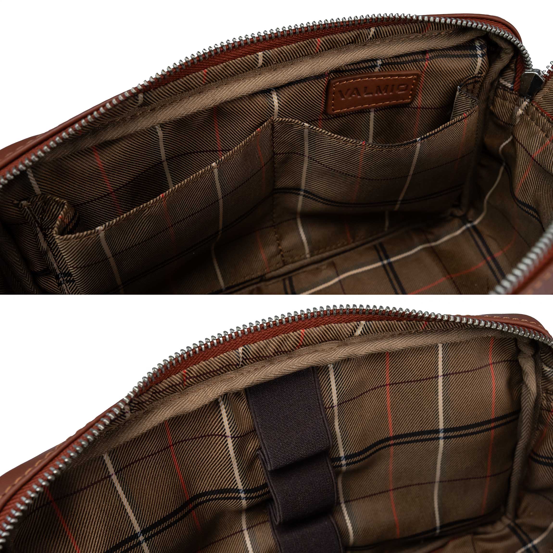 Leather Toiletry Bag Valmio Trip-1053 CRAZY HORSE