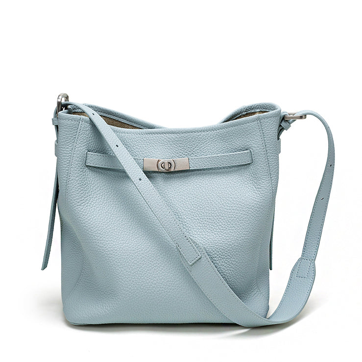 Valmio Nolira Leder Damenhandtasche - Blau