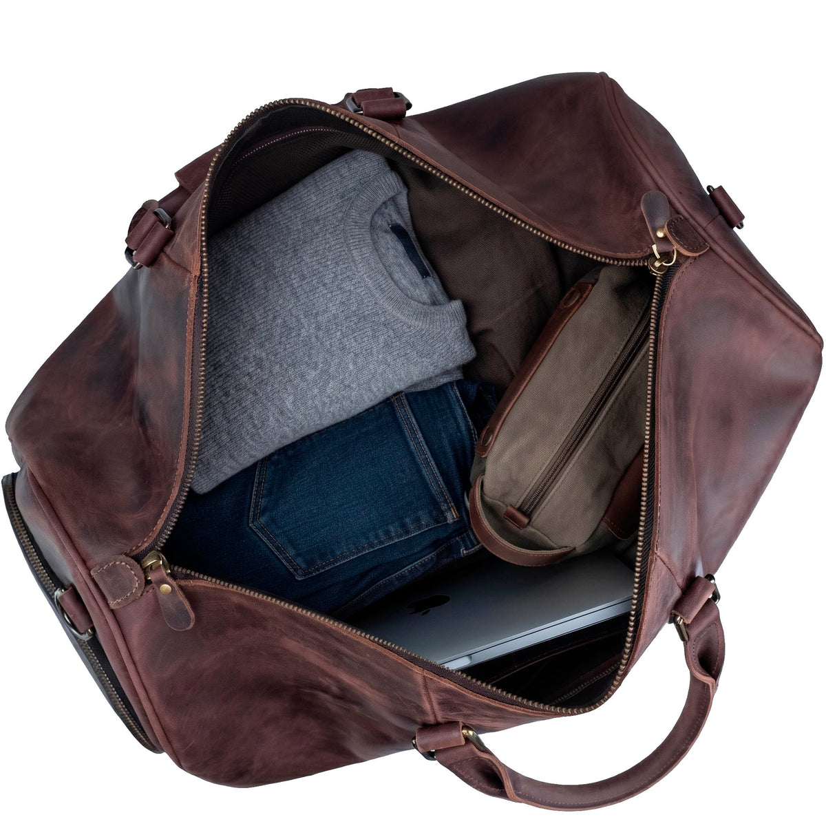 Valmio Torvo Leder-Reisetasche