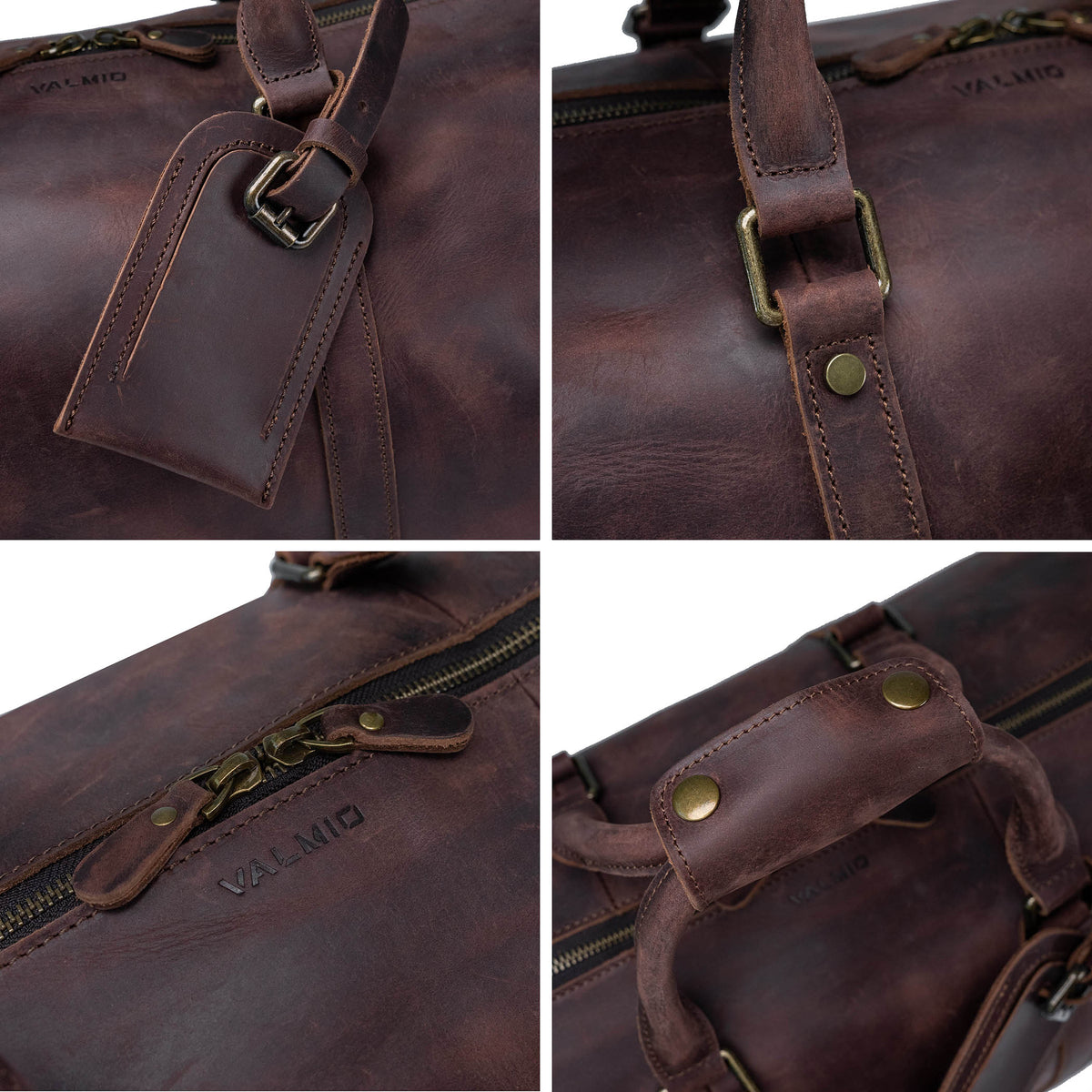 Valmio Torvo Leder-Reisetasche