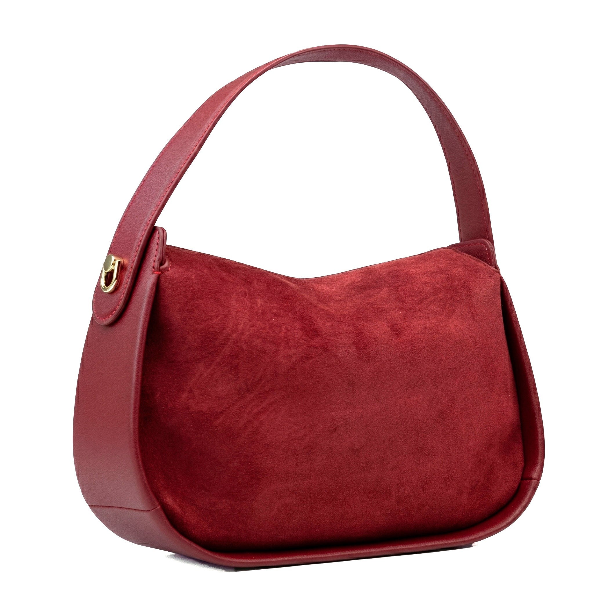 Valmio Nerissa leather women's handbag - red