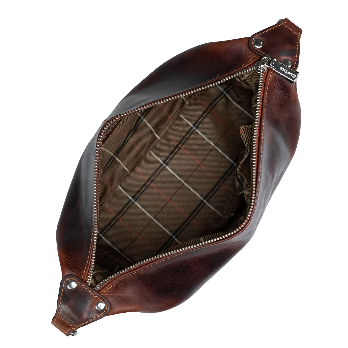 Men's Leather Toiletry Bag Valmio Kabo - Brown