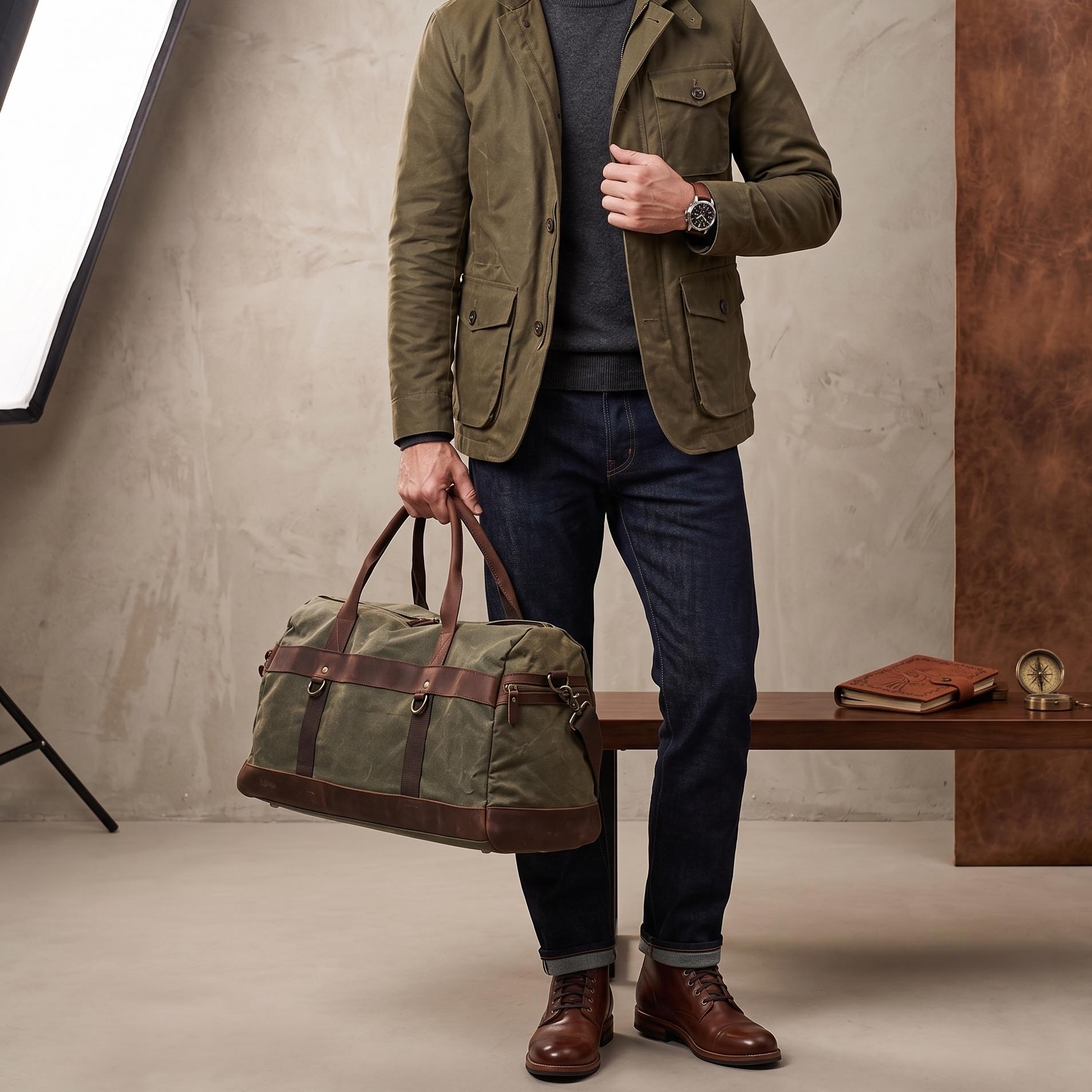 Valmio Chester Black Weekend Travel Bag