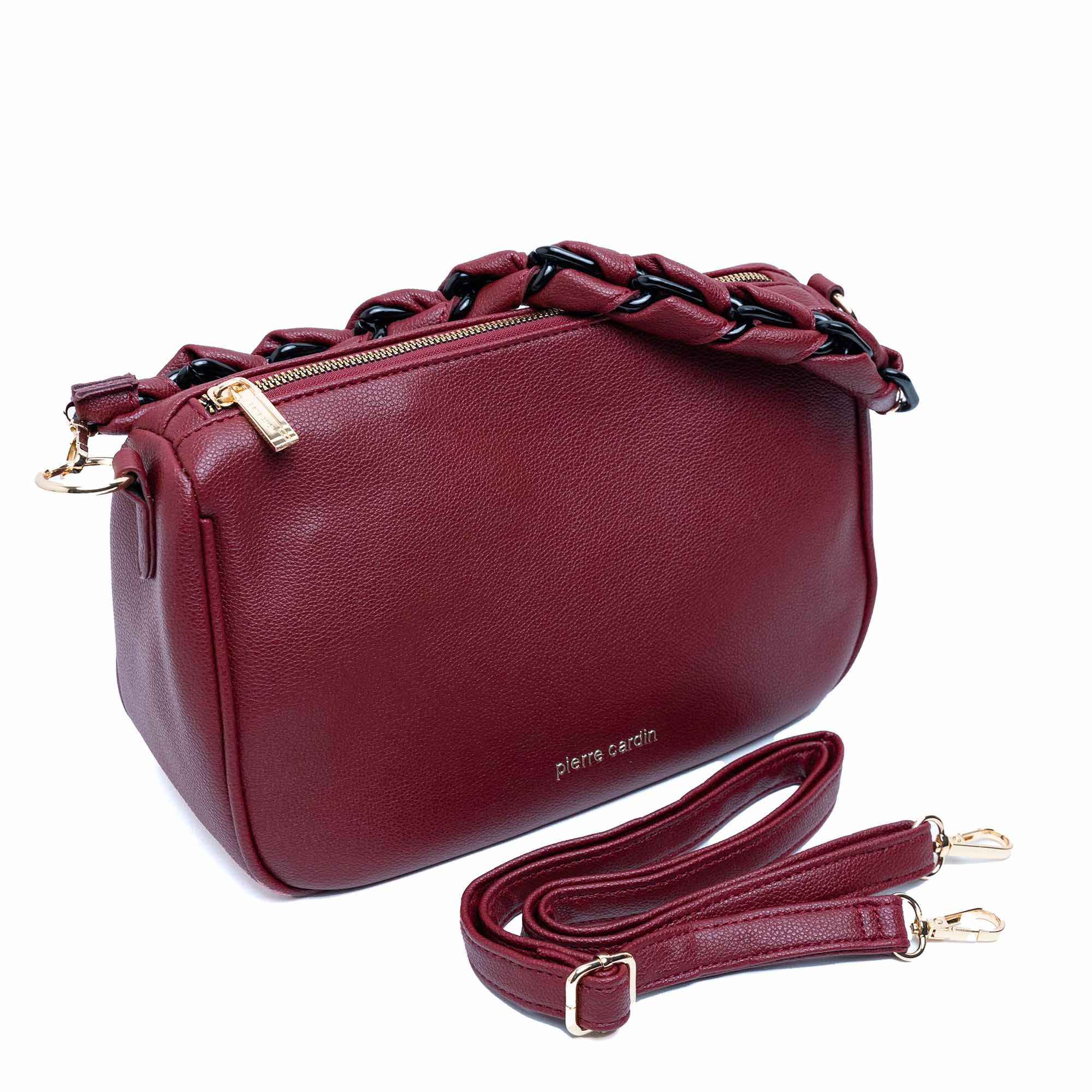 PIERRE CARDIN eco-leather handbag