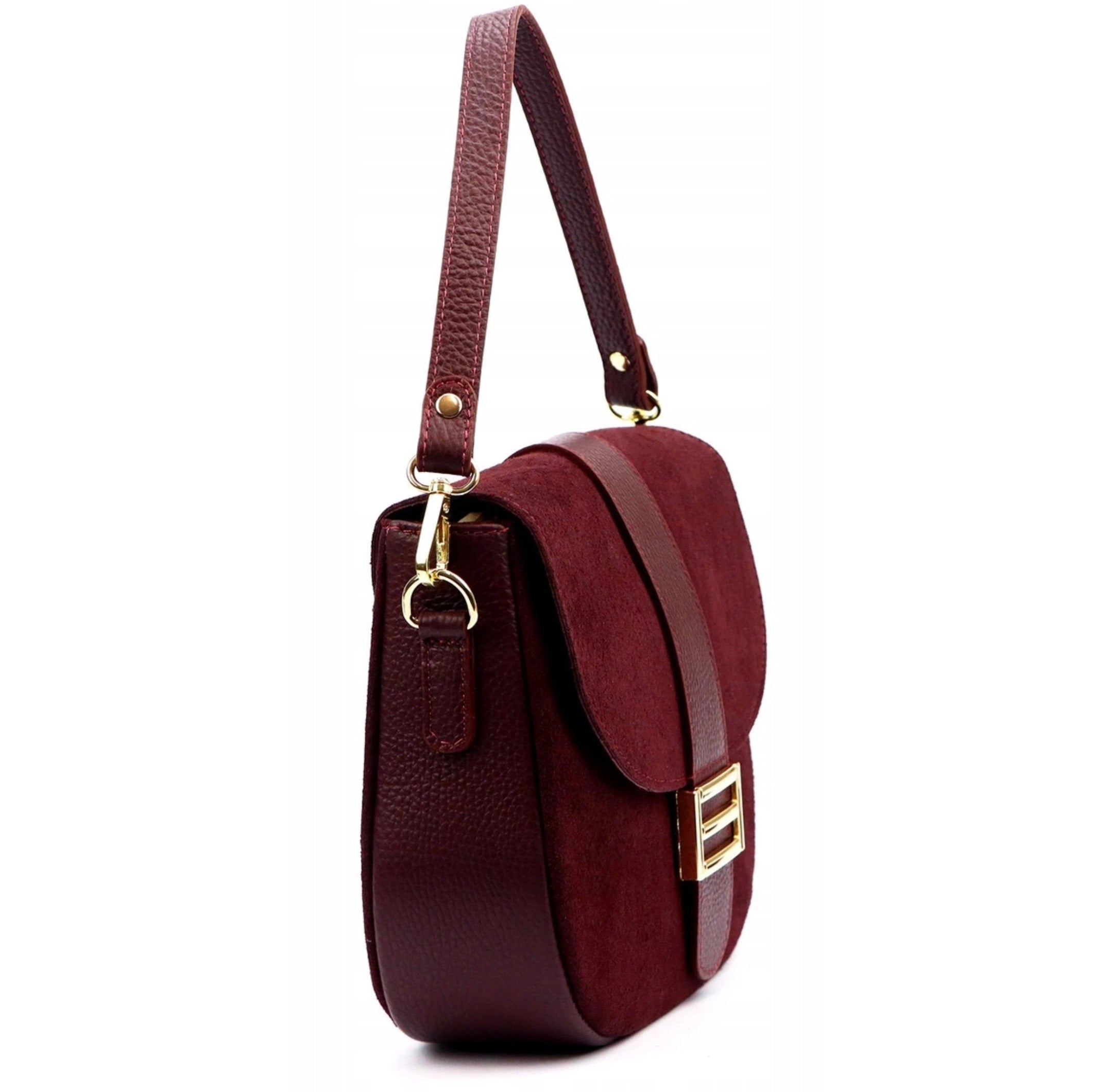 Luka 26-001 Burgundy Leather Handbag